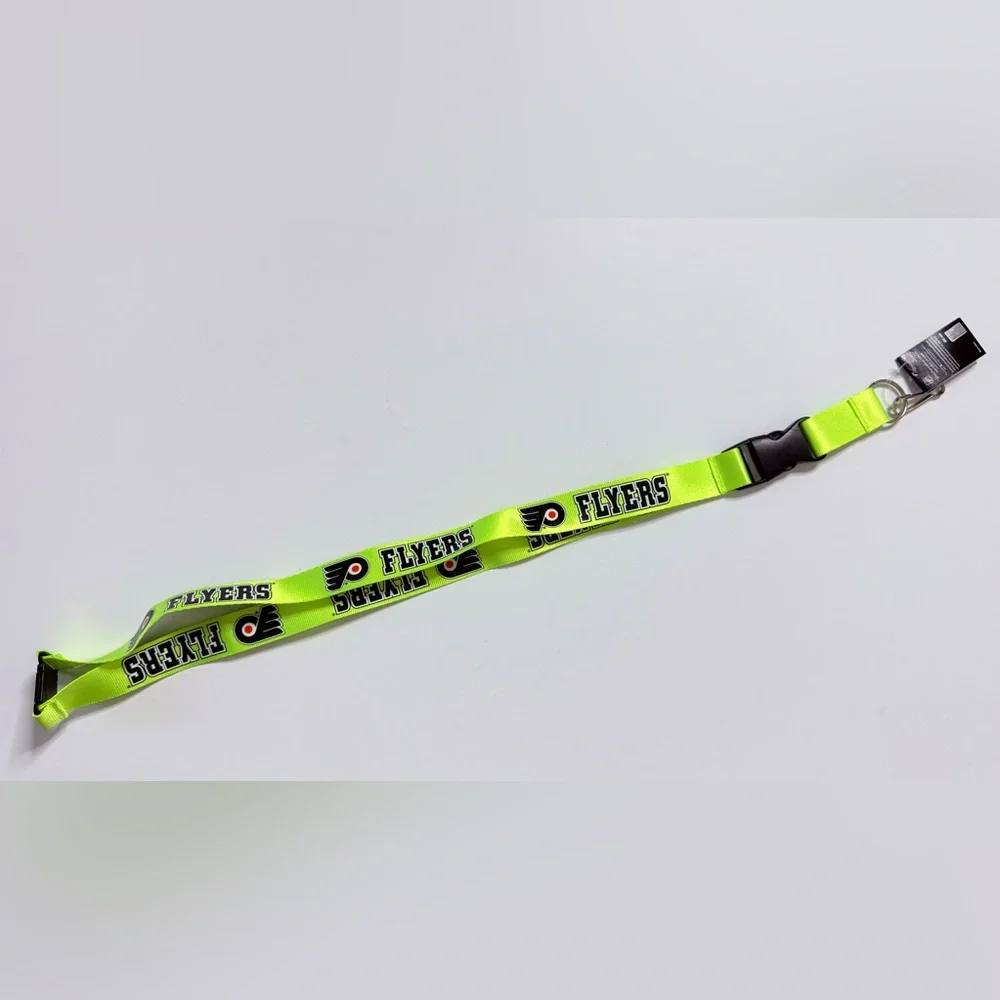 Philadelphia Flyers Neon Lime Lanyard
